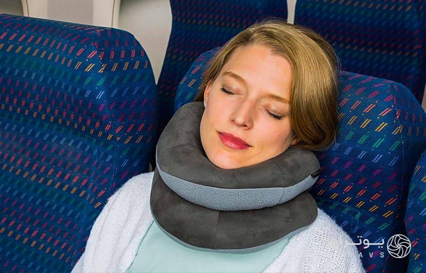 Neck pillows in flight